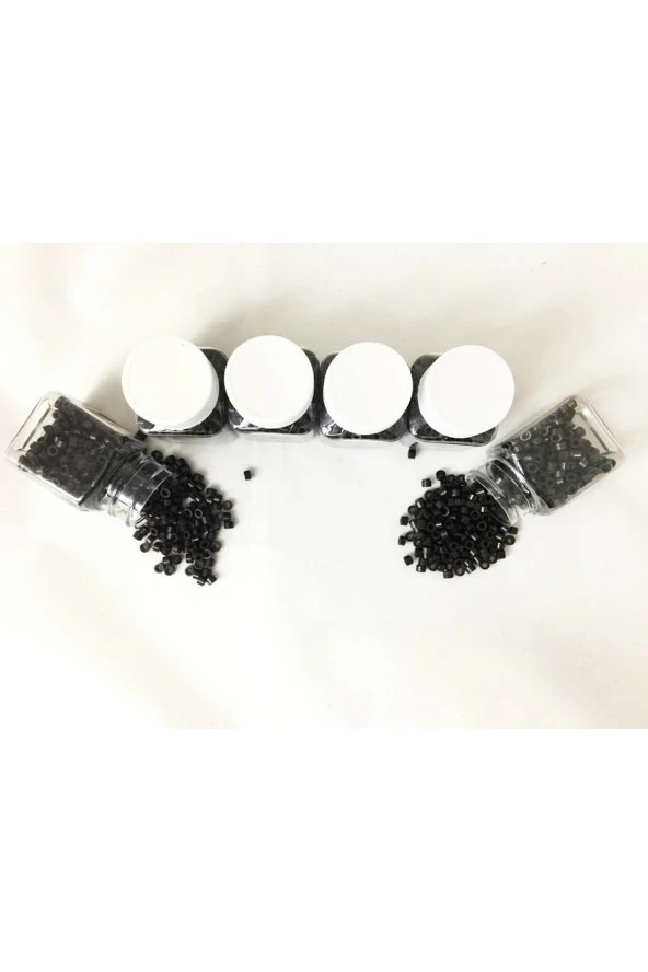 PRODİVA KOYU KAHVE SİLİKONLU KAYNAK SAÇ BONCUKLARI 500’LÜ KUTUDA - 5