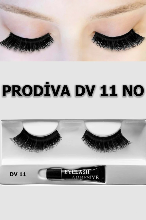 Prodiva Marka Dv 11 Model Bütün Kirpikler, Takma Kirpik - 2