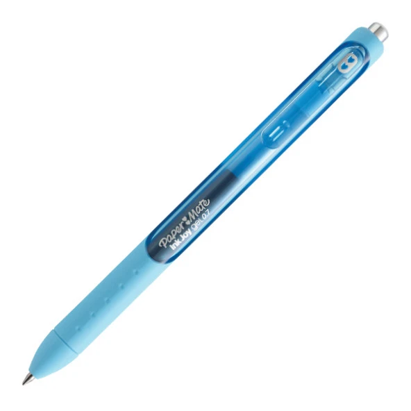 Paper Mate Jel Kalem inkjoy Gel Üstten Basmalı Açık Mavi