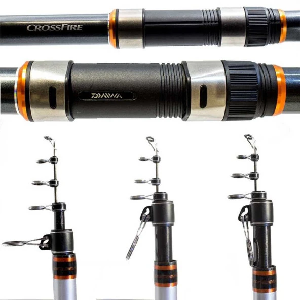 Daiwa Crossfire 420 cm 100-250 gr Tele Surf Kamış - Resim 2