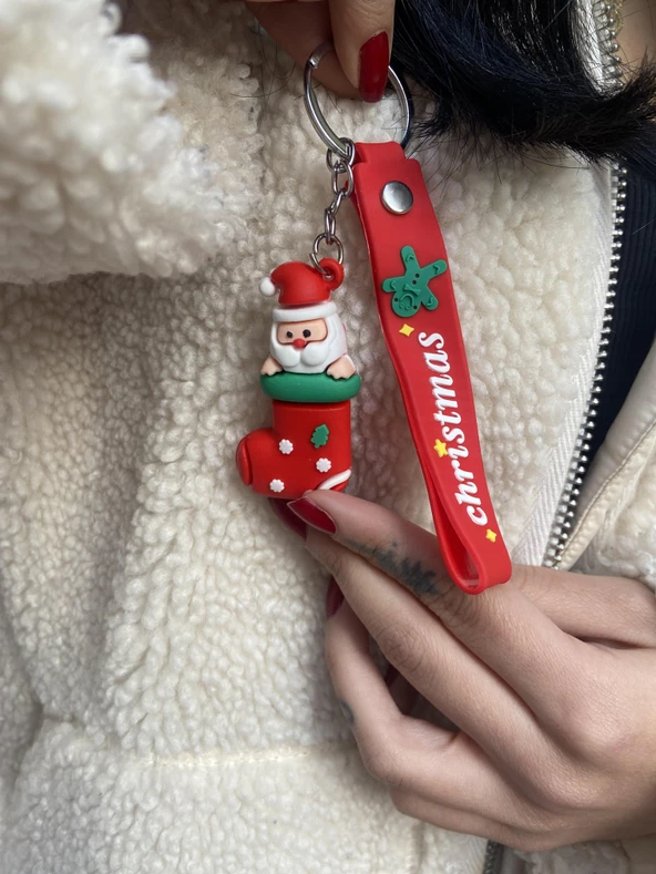 Noel Baba  1  ADET Anahtarlık Çanta Süsü ürün görseli