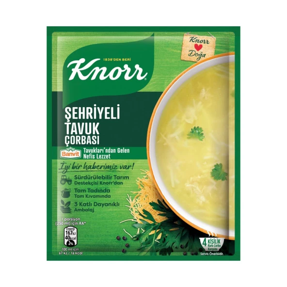 Knorr Şehriyeli Tavuk Çorbası 51GR 9108