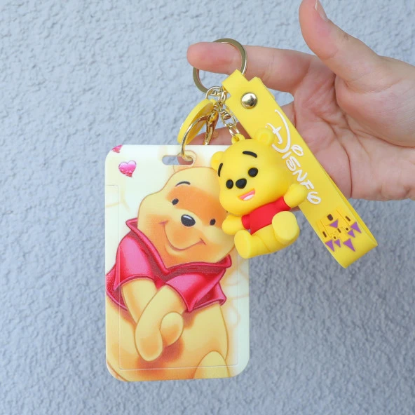 Winnie The Pooh Ayı AnahtarlıK Kartlık - Resim 2