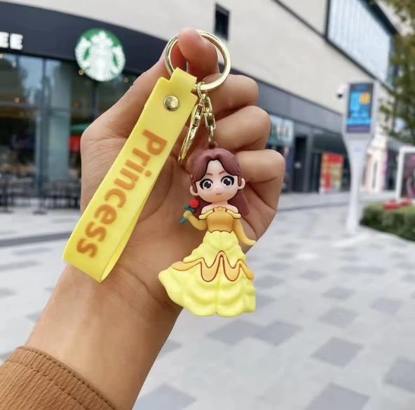 Pamuk Prenses Silikon Anahtralık Çanta Süsü ürün görseli