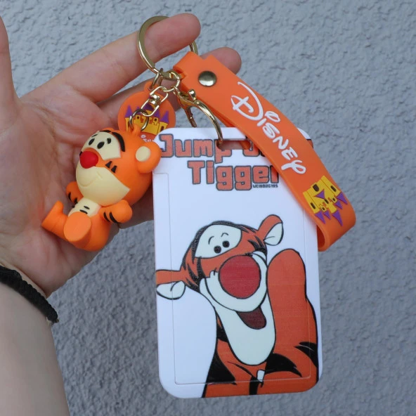 Winnie the Pooh -Tigger Silikon Anahtralık Kartlık - Resim 4