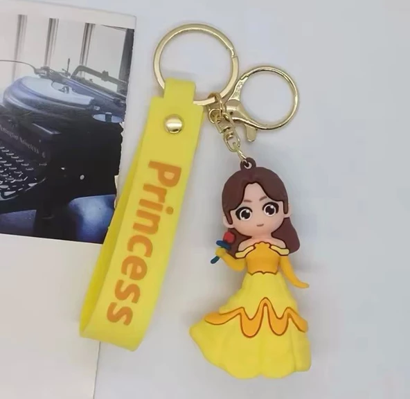 Pamuk Prenses Silikon Anahtralık Çanta Süsü - Resim 2