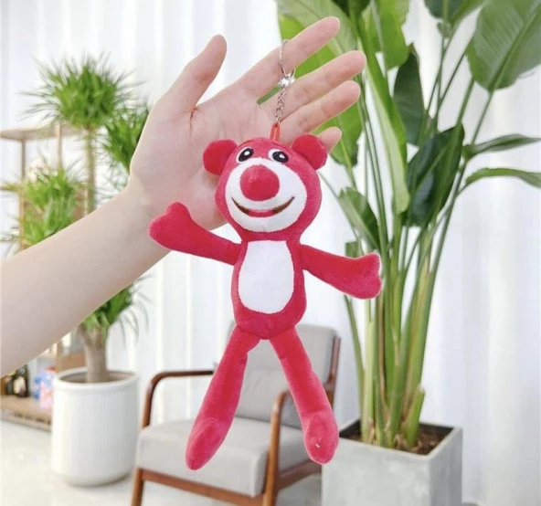 Oyuncak Hikayesi Lotso Huggin Ayı Peluş Anahtarlık Çanta Süsü