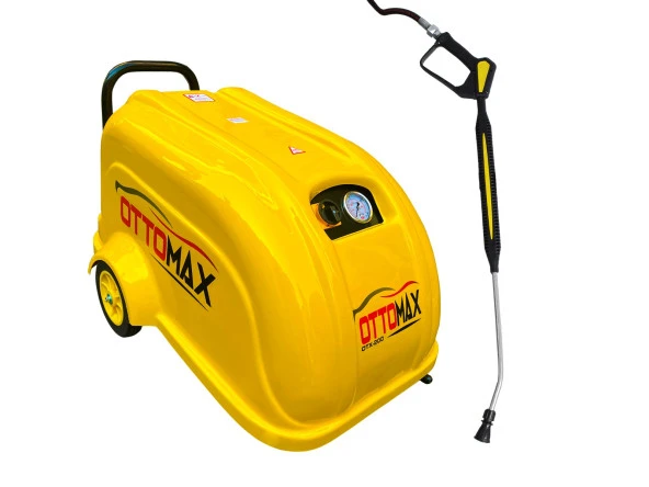 Ottomax Profesyonel Oto Yıkama Seti Proset3 200 Bar İtalyan Pompalı 100 Litre Kompresörlü - 2