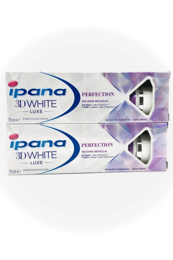 İpana 3d White Luxe Perfection Diş Macuni 75 Ml X 2 Adet