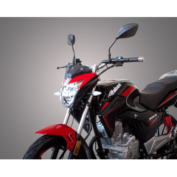 Falcon Mexico 150 Motosiklet 125cc 2024 Model Siyah-Kırmızı - 2