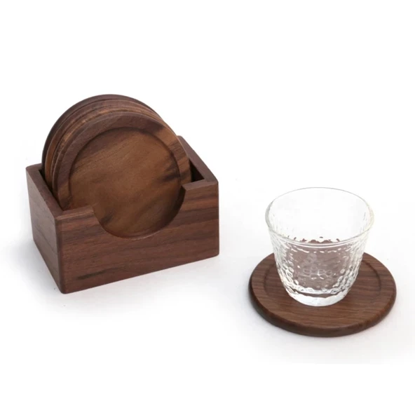 Çay Tabağı-Ceviz - 10
