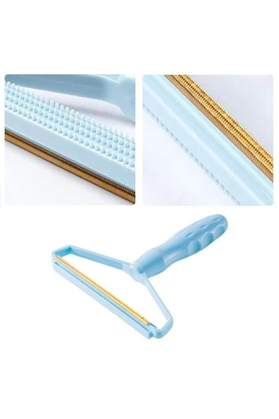 Çift Taraflı Elbise Tiftik Ve Tüy Toparlayıcı Kazak Hırka Halı Plastik Kumaş Tüy Alma - 2