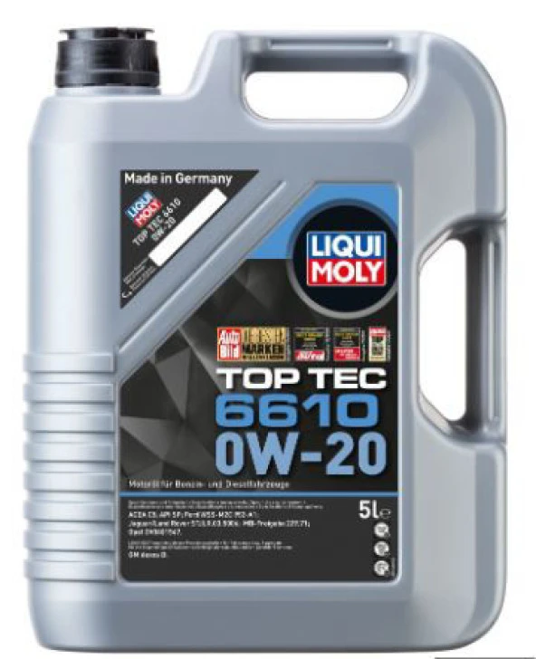 LIQUI MOLY LIQUI MOLY TOP TEC 6610  0W- 20                      5LT