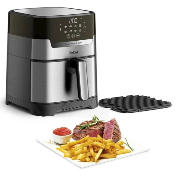 Tefal Easy Fry Grill Deluxe EY505D15 4.2 lt Izgaralı Yağsız Fritöz - 3