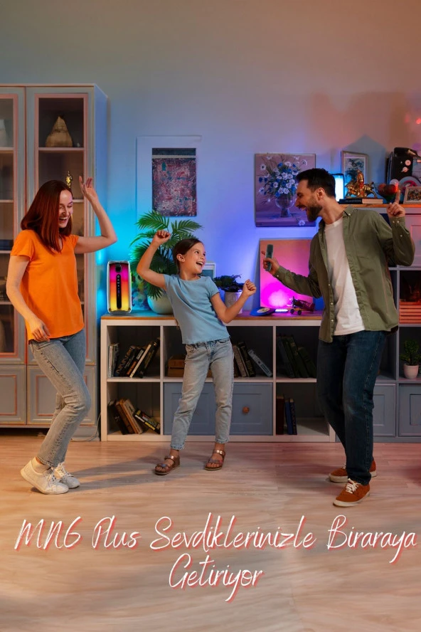 MN6 Pluse 5 Mikrofonlu Hoparlör/360 ledli Hoparlör/dekoratif Aydınlatma/led Işıklı Gece Lambası-mikrofonlu Hoparlör - 4