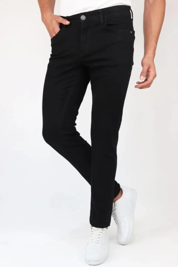 Sheff Denim Original Slim Fit Siyah Jeans-6455