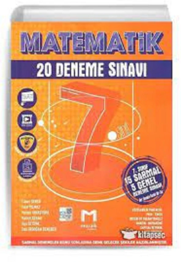 7. Sınıf Matematik 20`li Deneme Mozaik Yayınları