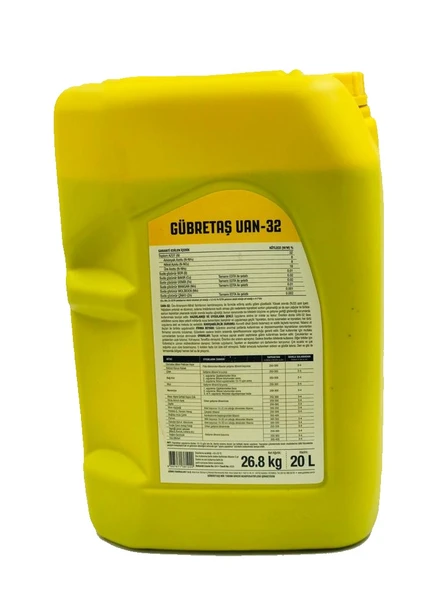 GÜBRETAŞ UAN 32 ÜRE AMONYUM NTRAT (20 LT) - 3