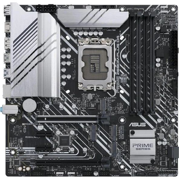 Asus Prime Z690M-PLUS D4 Intel LGA1700 DDR4 Micro ATX Anakart Teşhir - 2