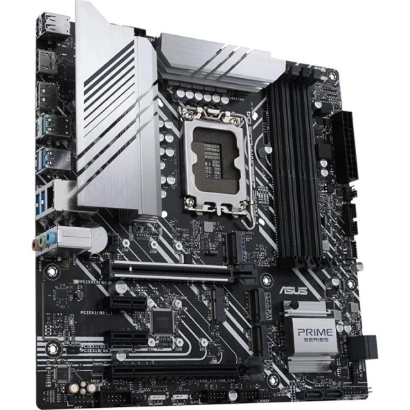 Asus Prime Z690M-PLUS D4 Intel LGA1700 DDR4 Micro ATX Anakart Teşhir - 3