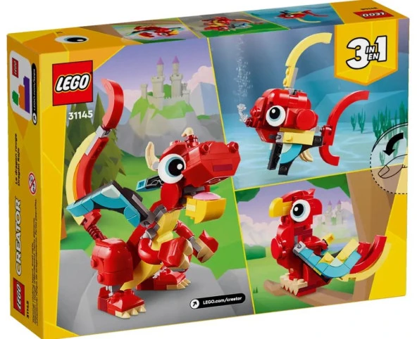 Lego Creator 31145 Red Dragon - Resim 3