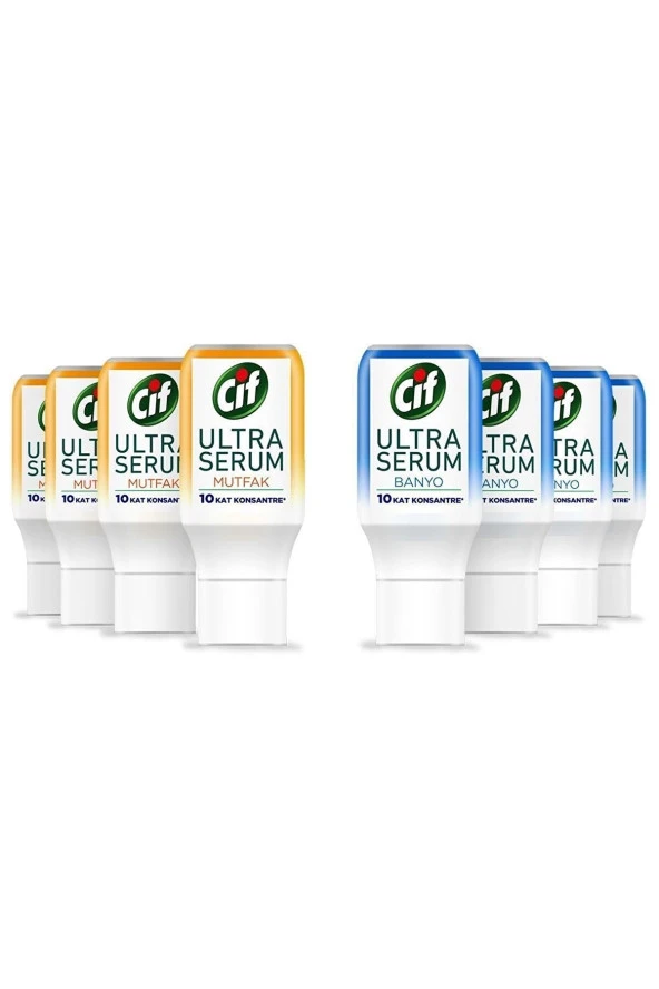 CİF Ultra Serum Kapsül Mutfak Banyo 8 X 70 Ml