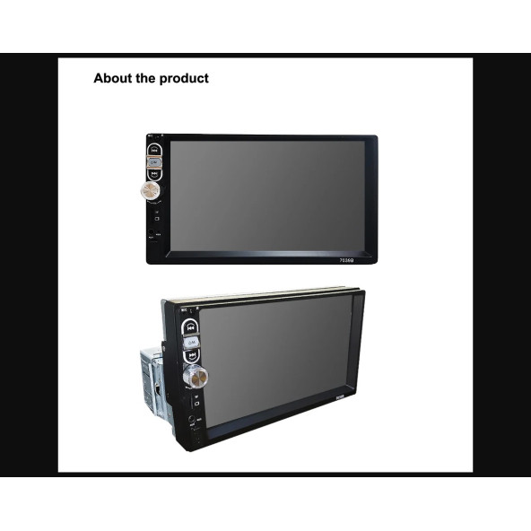 1din 7inc Wince Sistem Tofaş V.s.uygun Ince Arka Kasa - 3