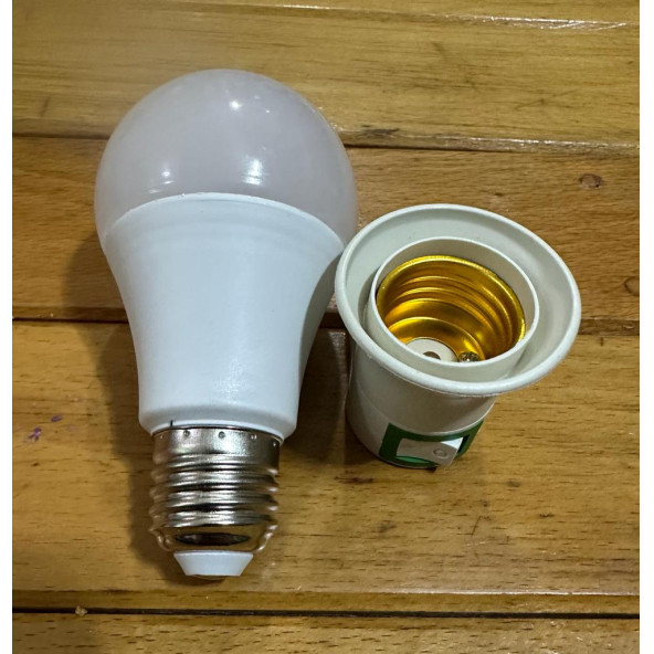 1 ADET 10W LED AMPUL 1 ADET ANAHTARLI FİŞLİ DUY - 4