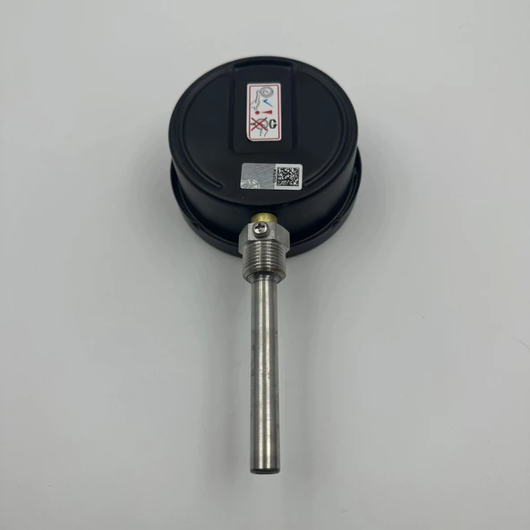 TermometreAlttan Çıkışlı Q100 - 0 - 350°C 10 Cm 1/2 - Resim 5