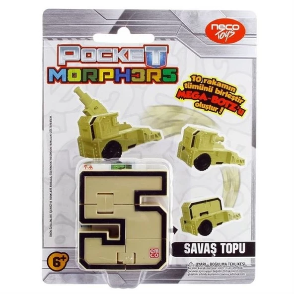 Neco Toys Pocket Morphers 5 Savaş Topu - 2