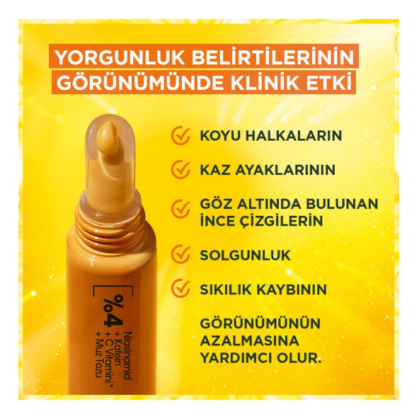 Garnier C Vitamini Parlak Aydınlatıcı Göz Kremi - 3