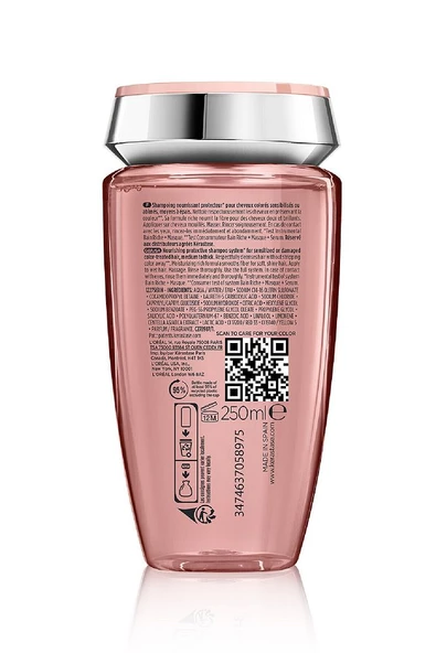 Kerastase Chroma Absolu Bain Riche Boyalı Saçlar İçin Besleyici Ve Koruyucu Şampuan 250 ml - Resim 2