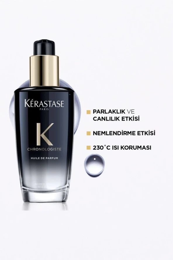 Kerastase Chronologiste Huile De Parfum Yenileyici Parfümlü Saç Bakım Yağı 100 ml - Resim 4