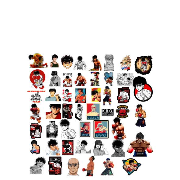 50 Adet Hajime no Ippo Sticker Set