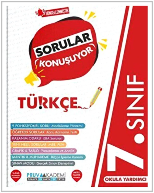 Pruva Akademi 7.Sınıf Türkçe Sorular Konuşuyor