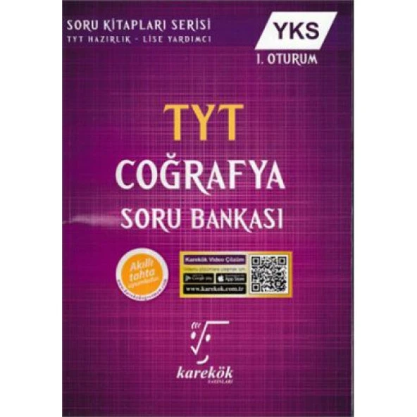 Karekök TYT Coğrafya Soru bankası Kitabı