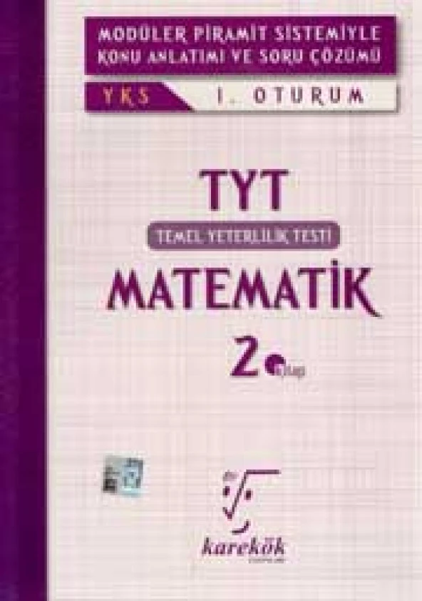 Karekök Tyt Matematik Yks 1.Oturum 2.Kitap Modüler Konu