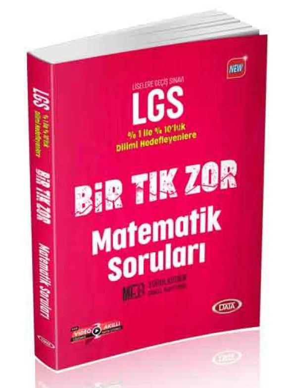 Data 8.Sınıf Lgs Bir Tık Zor Matematik Soruları