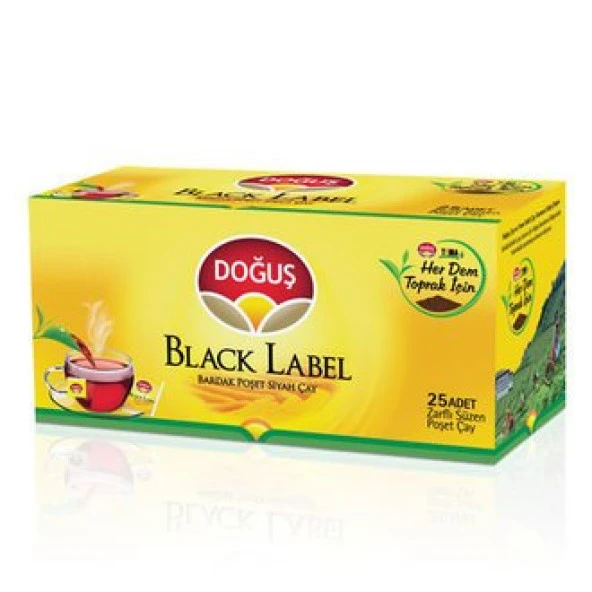 Doğuş Black Label 50 Gr 25Li Bardak Poşet Çay