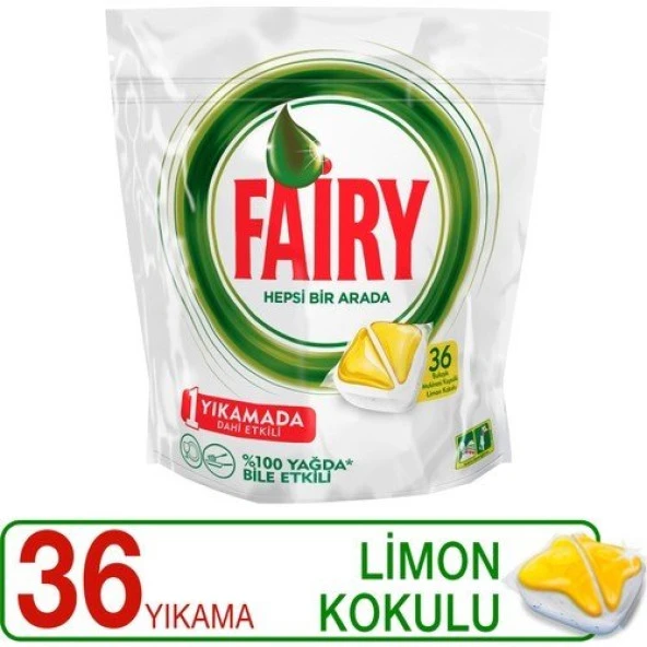 Fairy Kapsül 36Lı Sarı 5178