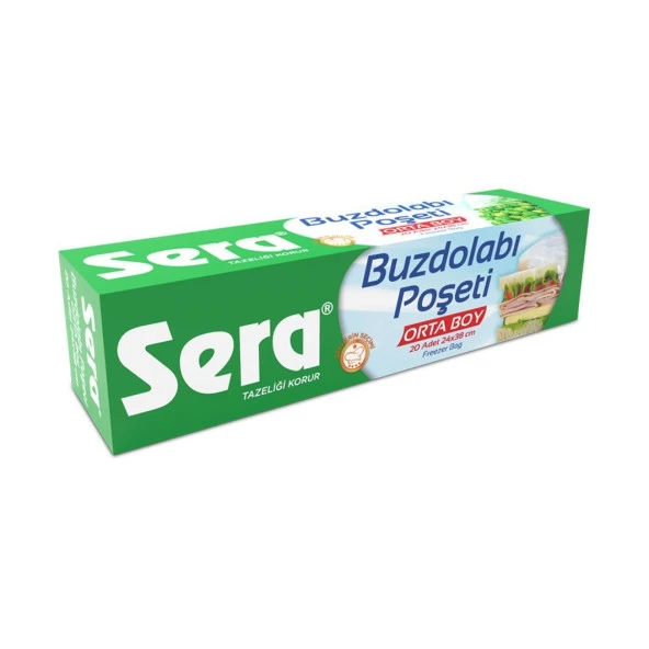 Sera Buzdolabı Poşeti Orta Boy 24X38