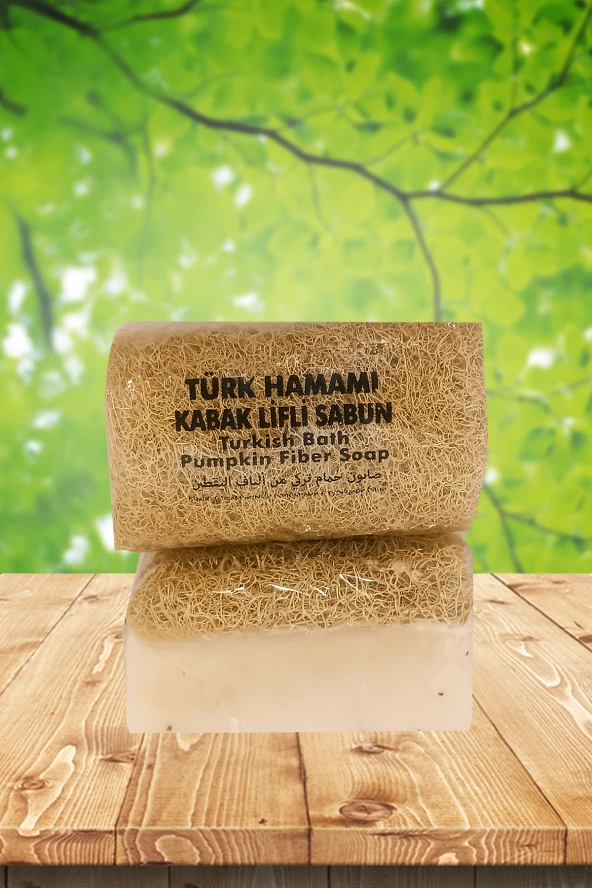 Doğal Kabak Lifli Türk Hamamı Sabunu 100 Gr