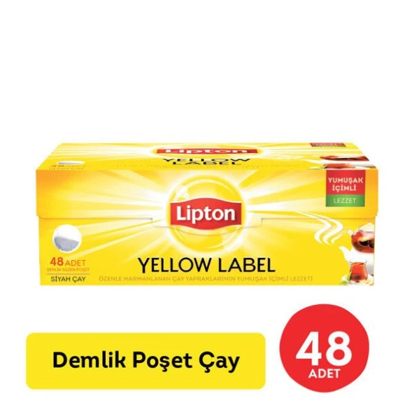 Lipton Yellow Label 48 Li Demlik Poşet Çay 153 Gr 6868