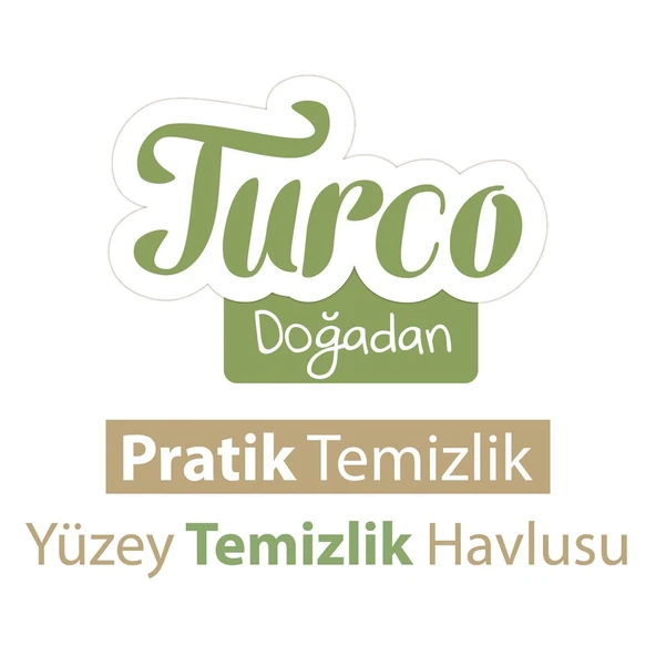Turco Doğadan Pratik Yüzey Temizlik Havlusu 100 Yaprak Yeşil Sabun/Yeşil Çam (5 Li Set) 500 Yaprak - Resim 6