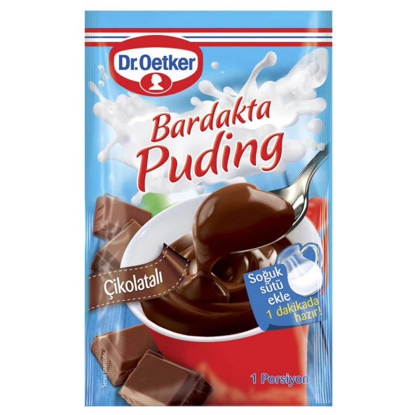 Dr.Oetker Bardakta Puding Çikolatalı 35GR