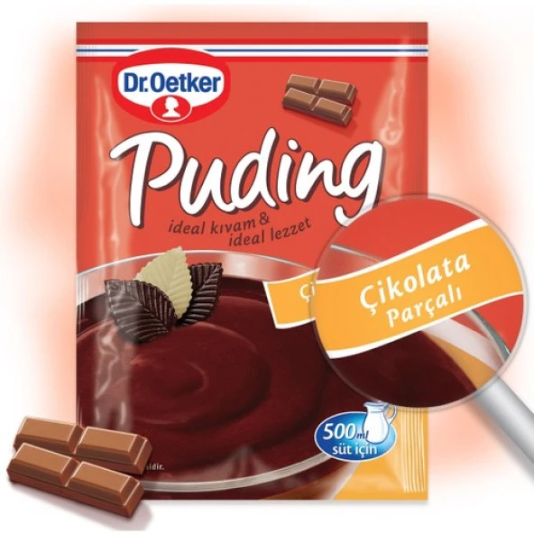 Dr.Oetker Çikolata Parçalı Puding 115 GR - 2