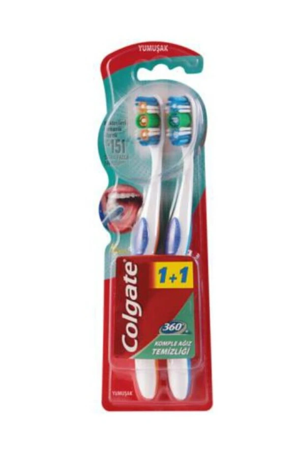 Colgate DF 360 Derece Düz Fırça Yumuşak 1+1