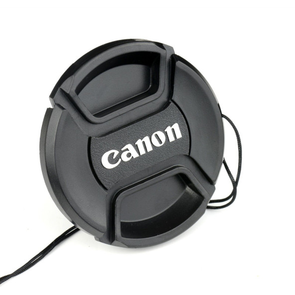 LC - 82mm, Canon 82mm Lensler ile Uyumlu Lens Kapağı, Objektif Kapağı Bağcıklı - 2