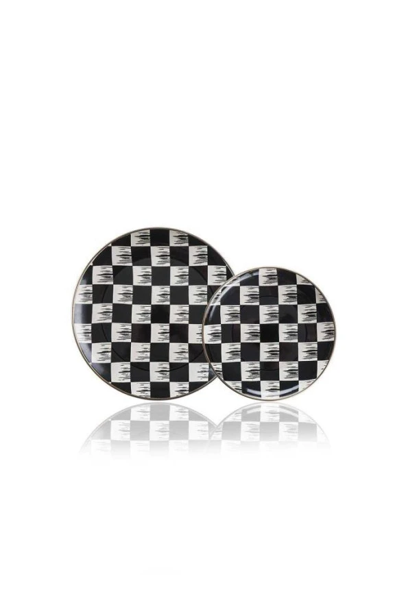 Acar Qualita King 7 Parça Emaye Pasta Servis Seti XAP-05762 - 5