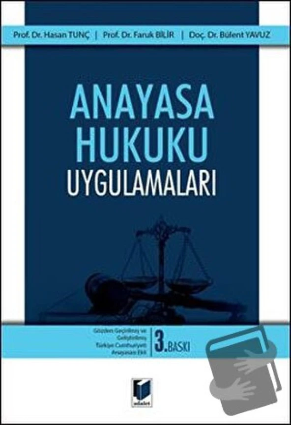 Anayasa Hukuku Uygulamaları/Adalet Yayınevi/Bülent - Resim 1